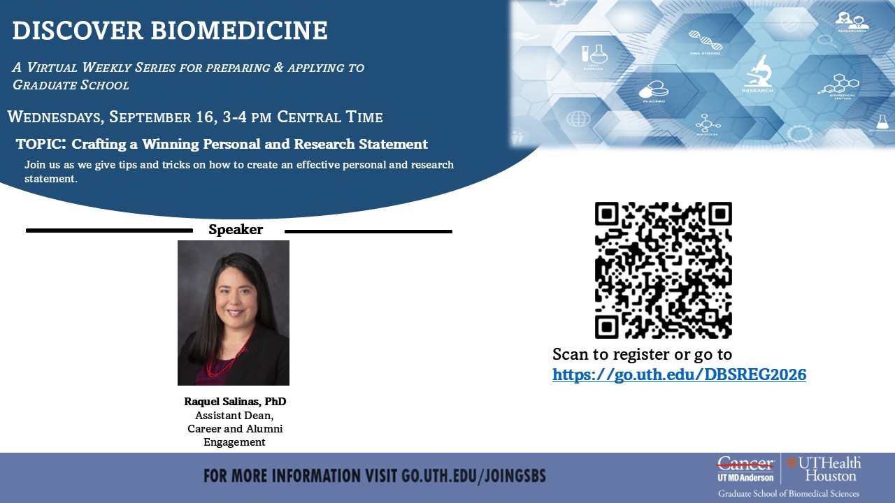 Discover Biomedicine flyer for 